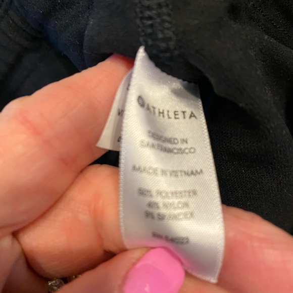 Athleta Prima ridge Fleece lined leggings size s - Picture 2 of 3